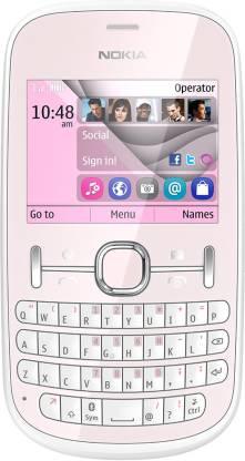 Nokia Asha 201  (L.Pink) - Triveni World