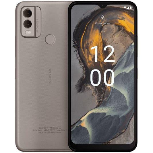 Nokia C Series C22 Smartphone (2GB RAM, 64GB Storage) | 6.52 inch | Unisoc Octa Core Processor | 5000 mAh Battery (Sand) - Triveni World