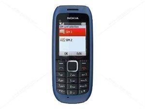 (Refurbished) Nokia C1-00 (Blue, Dual SIM, 1.8 Inch Display) Refurbished - Triveni World