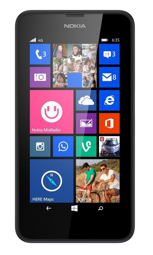 Nokia Lumia 635 8GB Unlocked GSM 4G LTE Windows 8.1 Quad-Core Phone - Black - Triveni World