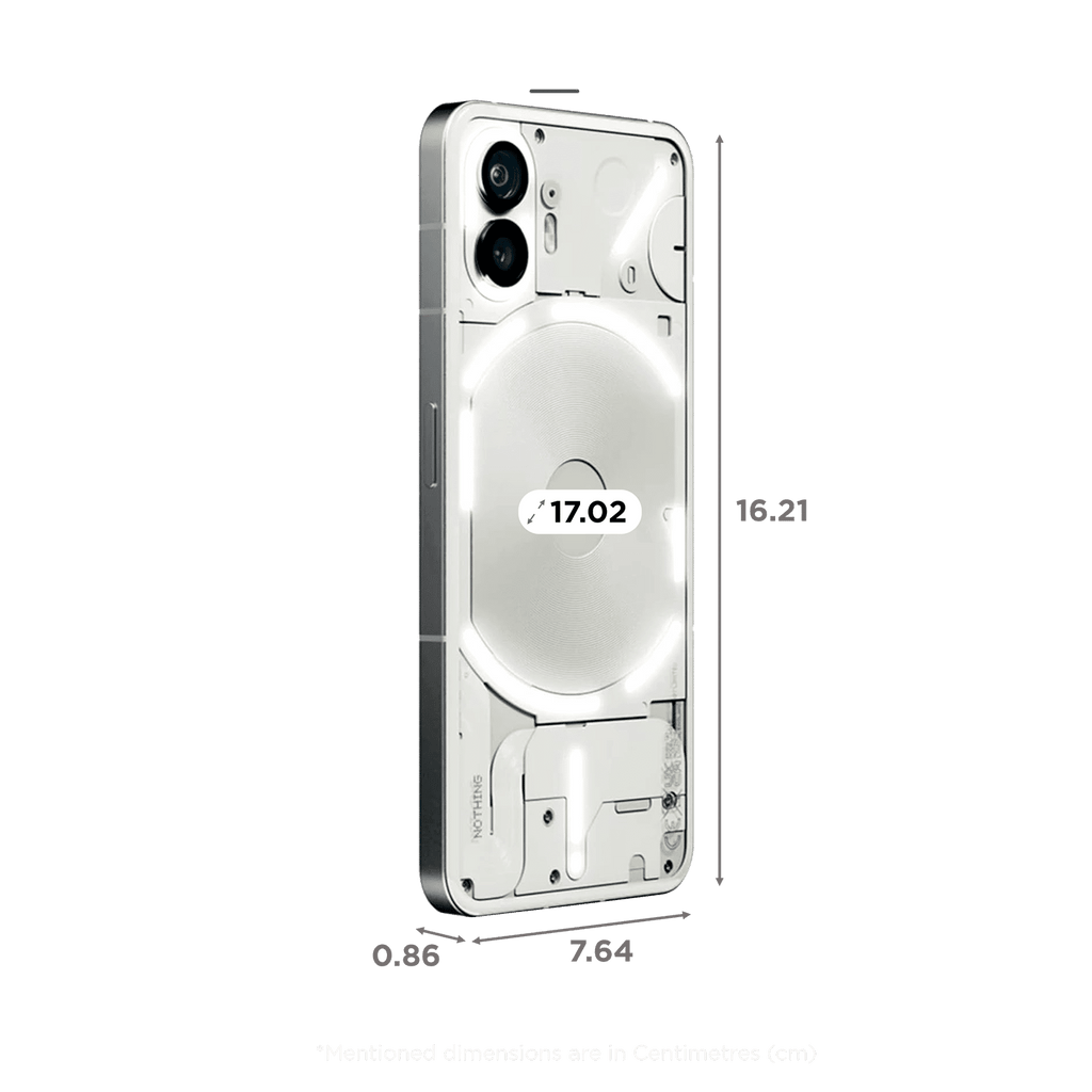 Nothing Phone 2 5G (12GB RAM, 256GB, White) Refurbished - Triveni World