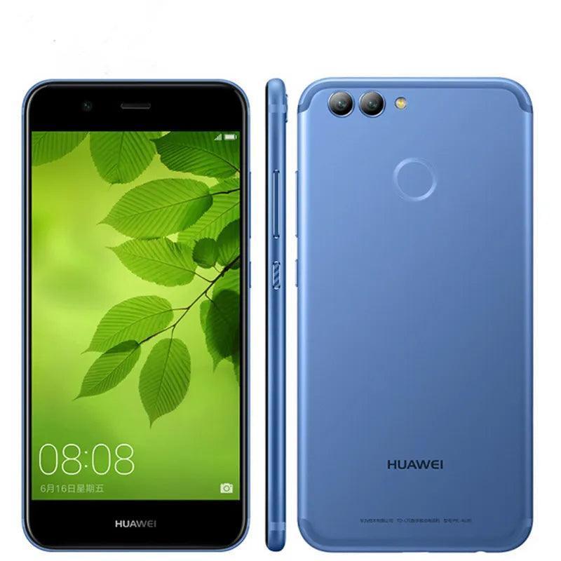 Original Huawei Nova 2 4G LTE Cell Phone Kirin 659 Octa Core 4GB RAM 64GB ROM Android 5.0 inch 20.0MP Fingerprint ID Smart Mobile Phone Refurbished - Triveni World