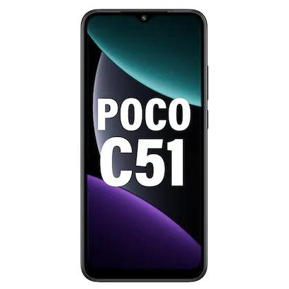 Poco C series C 51 64 GB, 4 GB RAM, Power Black, Refurbished - Triveni World