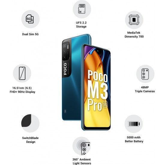 POCO M3 Pro 5G - 64 GB 4 GB RAM Cool Blue - Triveni World