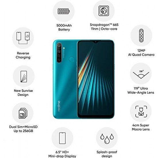 Realme 5i (Aqua Blue, 4GB RAM, 128GB Storage) - Triveni World