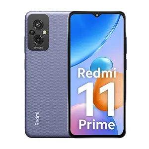 (Refurbished) Redmi 11 Prime (Peppy Purple, 4GB RAM 64GB ROM) | Prime Design | High Performance Helio G9 - Triveni World