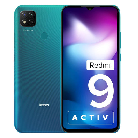 Refurbished Redmi 9 Active (Coral Green, 4GB RAM, 64GB) - Triveni World