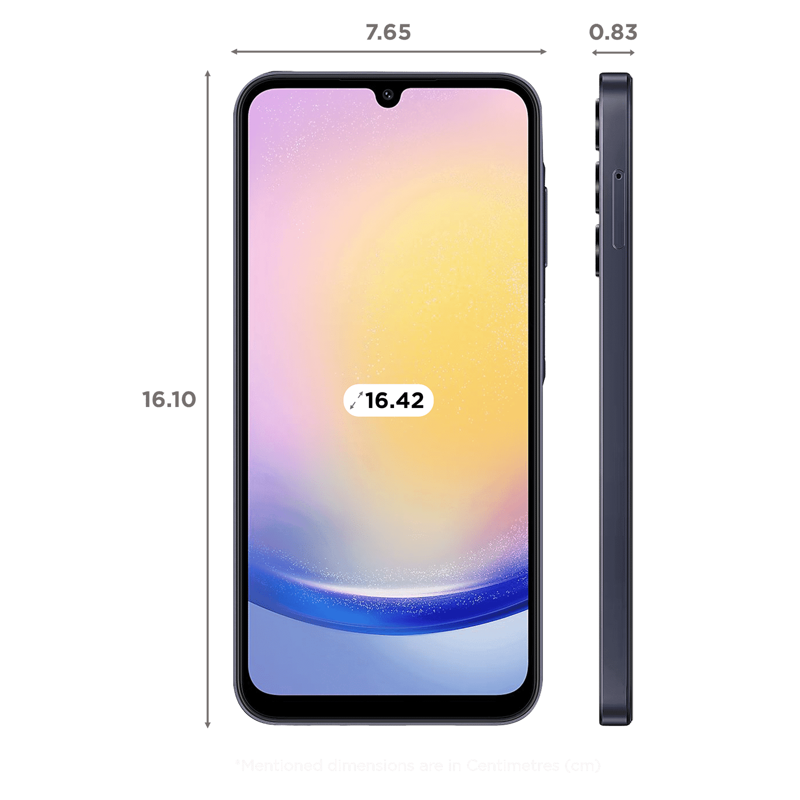 SAMSUNG Galaxy A25 5G (8GB RAM, 128GB, Blue Black) Refurbished