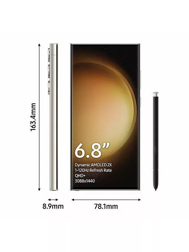 Samsung Galaxy S23 Ultra クリーム 256GB Samsung Galaxy S23 Ultra 5G (Cream, 12GB, 256GB Storage) : Amazon