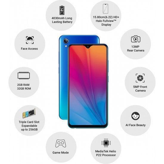Vivo Y91i (Ocean Blue, 32 GB, 2 GB RAM) Refurbished - Triveni World