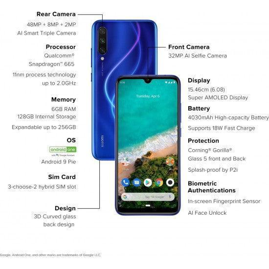 Xiaomi Mi A3 (6GB RAM, 128GB Storage) Refurbished – Triveni World